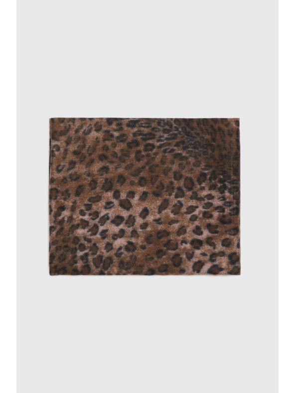 Moodo Šal u leopardjem uzorku smeđi Moodo