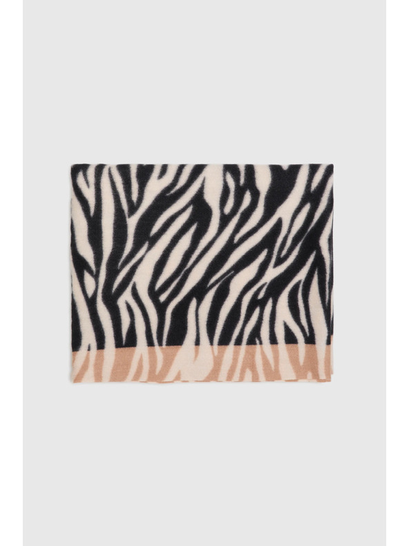 Moodo Šal sa životinjskim uzorkom bež Moodo