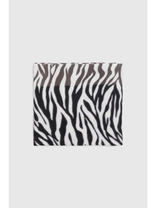 Moodo Uzorkovani šal crni Moodo