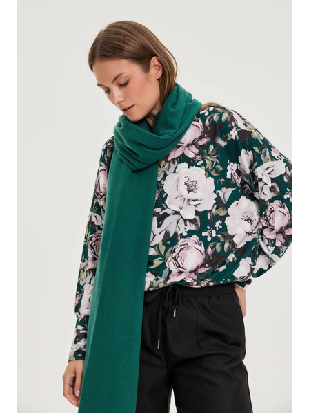 Moodo Šal s resicama zeleni Moodo