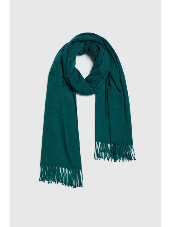 Moodo Šal s resicama zeleni Moodo