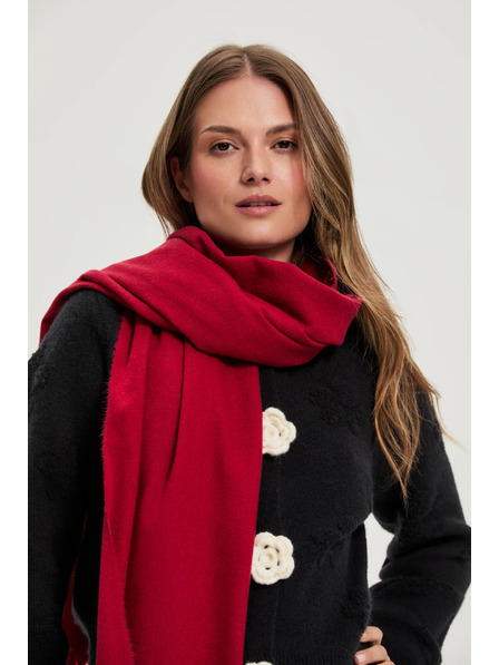 Moodo Šal s resicama crveni Moodo