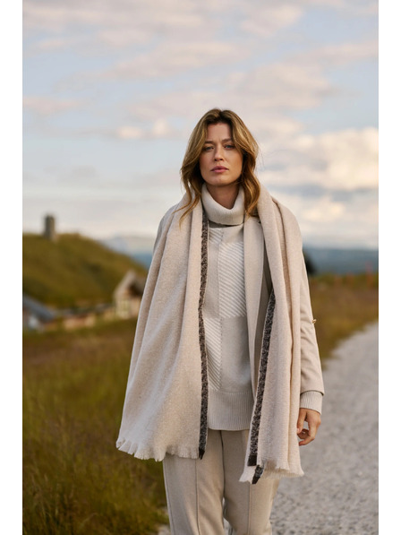 Moodo Glatki bež šal Moodo