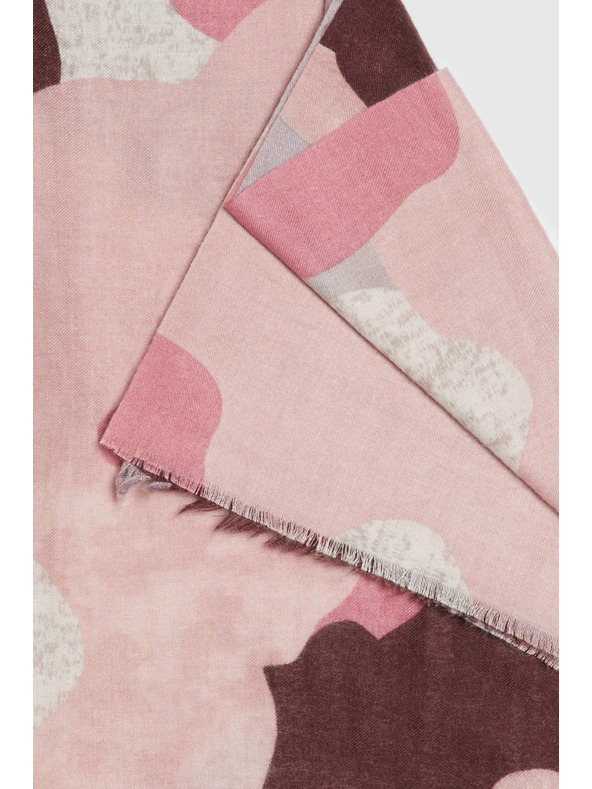 Moodo Uzorkovani šal bordo Moodo