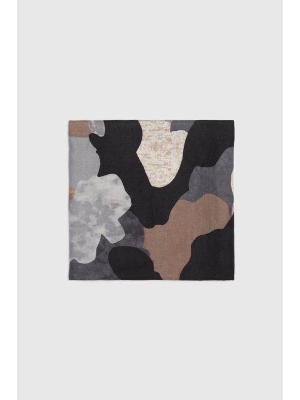 Moodo Uzorkovani šal sivi Moodo