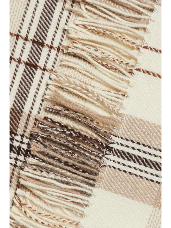 Moodo Šal u mrežasti uzorak bež Moodo