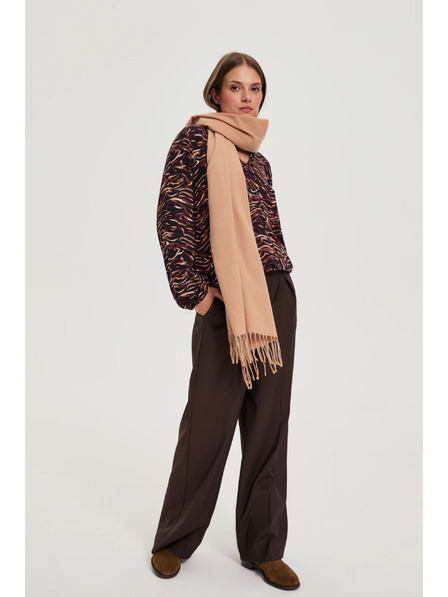 Moodo Šal s resicama bež Moodo