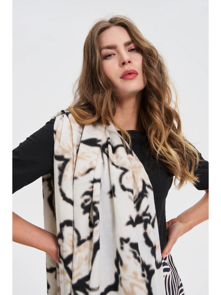 Moodo Uzorkovana marama bež Moodo