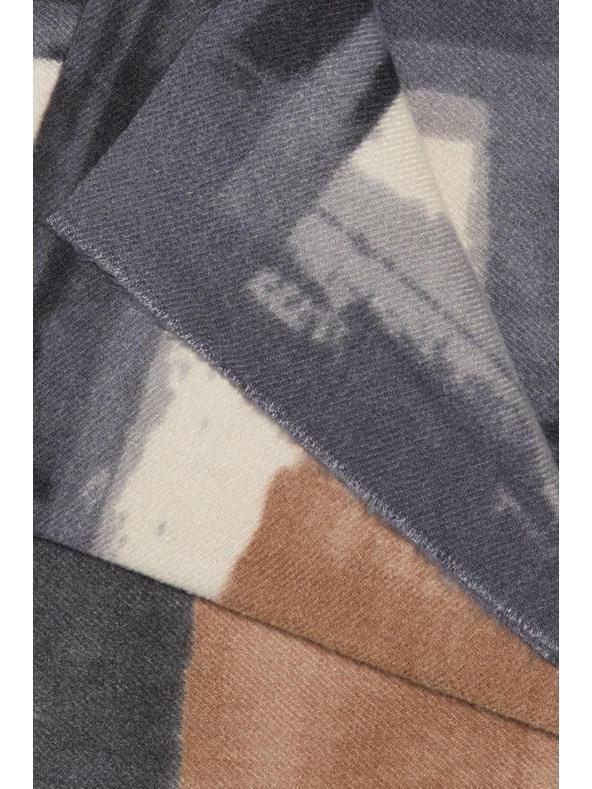 Moodo Uzorkovani šal tamnosivi Moodo