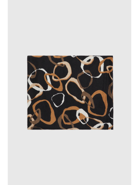 Moodo Šal sa uzorkom crni Moodo