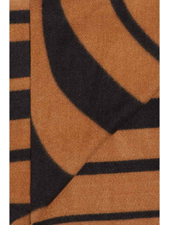 Moodo Šal s geometrijskim uzorkom smeđi Moodo