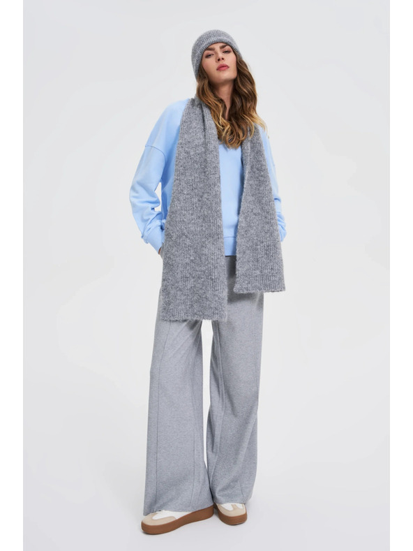 Moodo Šal s primjesom vune sivi Moodo