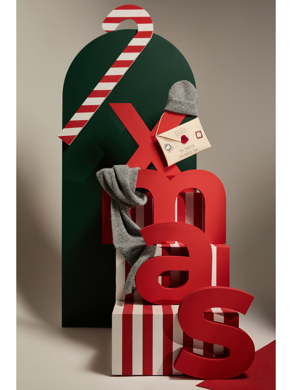 Moodo Šal s primjesom vune sivi Moodo