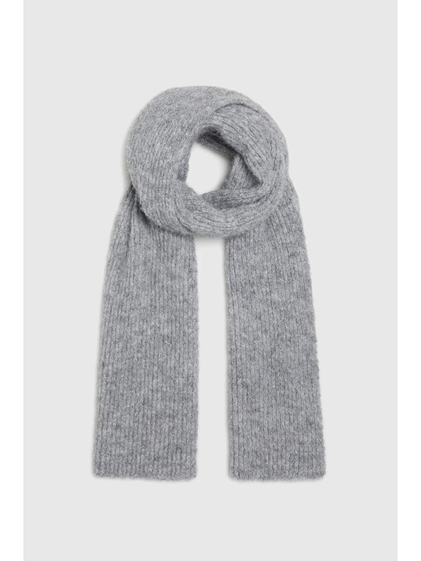 Moodo Šal s primjesom vune sivi Moodo