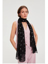 Moodo Šal s metalnim printom crni Moodo