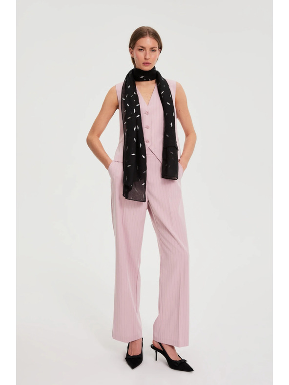 Moodo Šal s metalnim printom crni Moodo