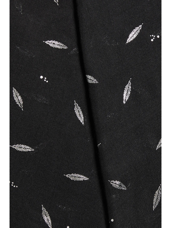 Moodo Šal s metalnim printom crni Moodo