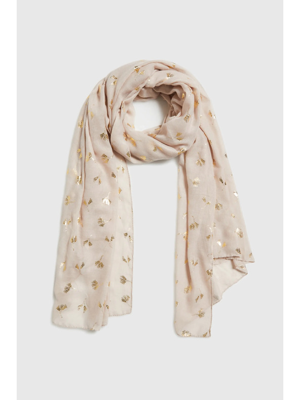 Moodo Šal s printom bež Moodo