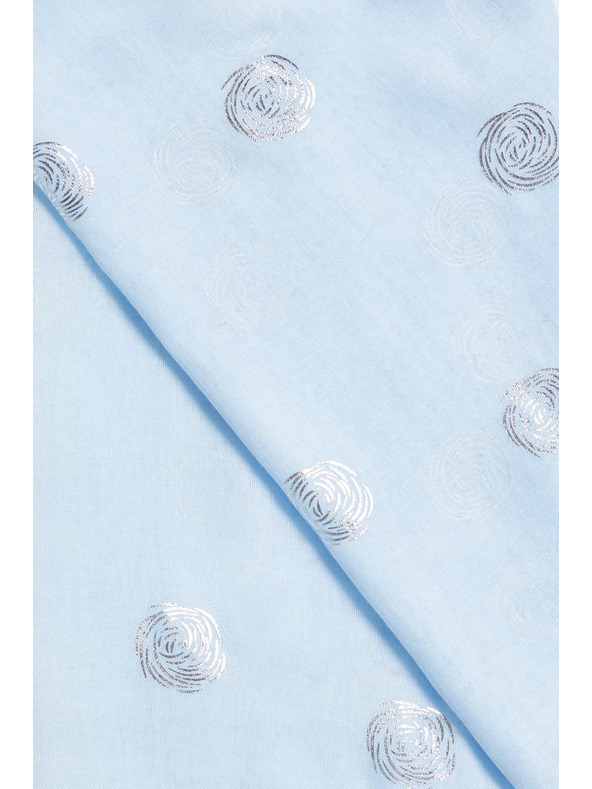 Moodo Šal s metalnimotiskom plavi Moodo