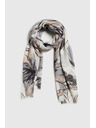 Moodo Šal s cvjetovima sivi Moodo