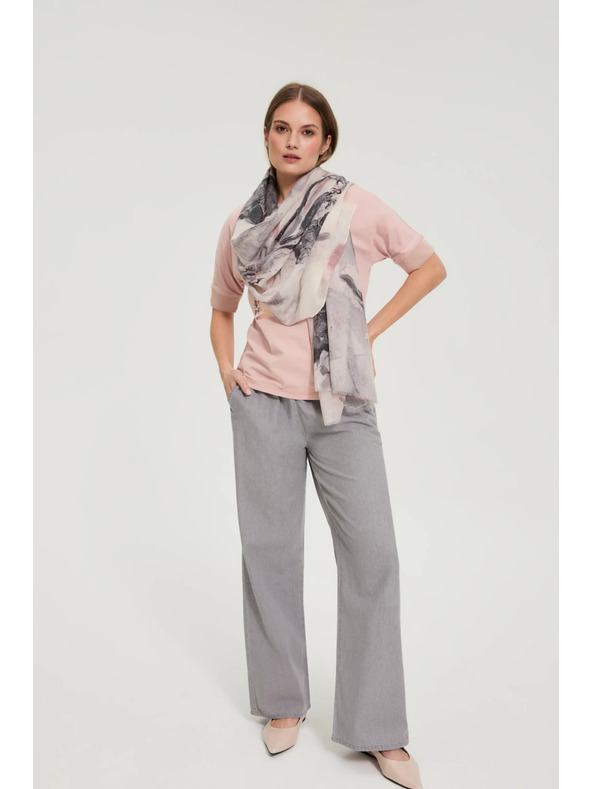 Moodo Šareni šal ružičasti Moodo