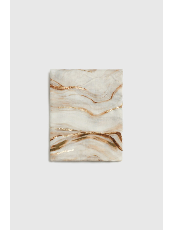 Moodo Šal u mramornom uzorku bež Moodo
