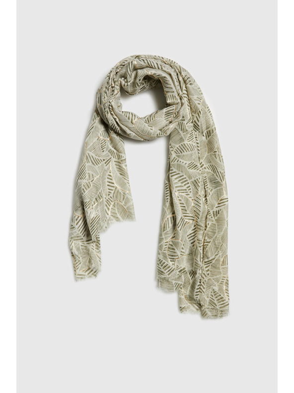 Moodo Šareni šal maslinast Moodo