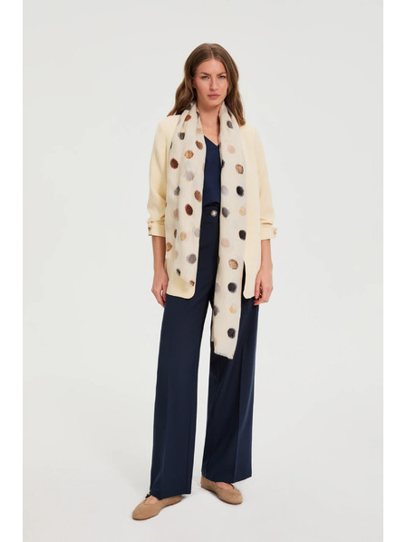 Moodo Šal s točkicama bež Moodo