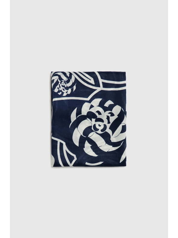Moodo Šal s cvjetnim uzorkom tamnoplavi Moodo