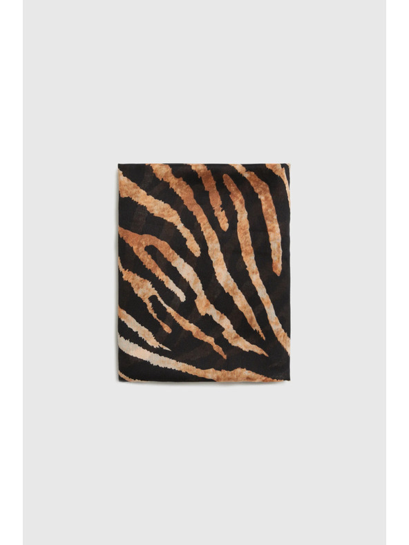 Moodo Šal sa životinjskim uzorkom crni Moodo