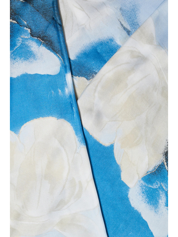 Moodo Šal s cvjetnim uzorkom svijetloplavi Moodo