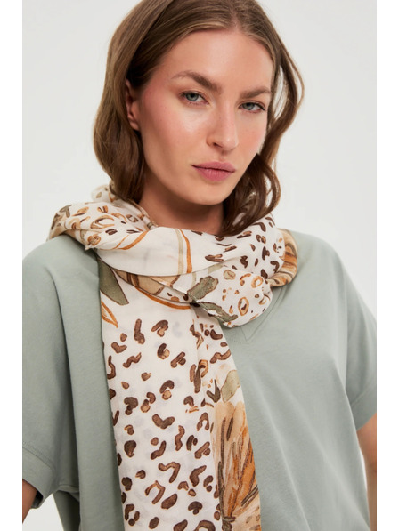 Moodo Šareni šal bež Moodo