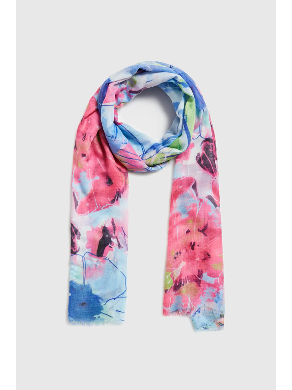 Moodo Uzorkovani šal plavi Moodo