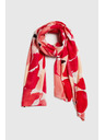 Moodo Šal s cvjetnim uzorkom crveni Moodo