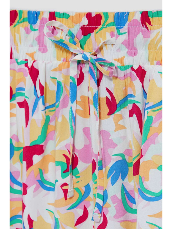 Moodo Ljubičaste kratke hlače s printom Moodo