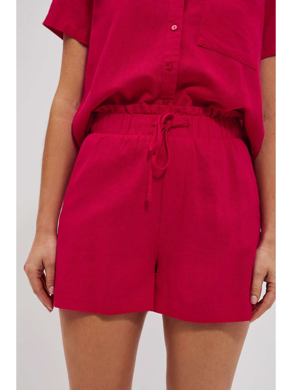 Moodo Jagodaste lanene kratke hlače Moodo