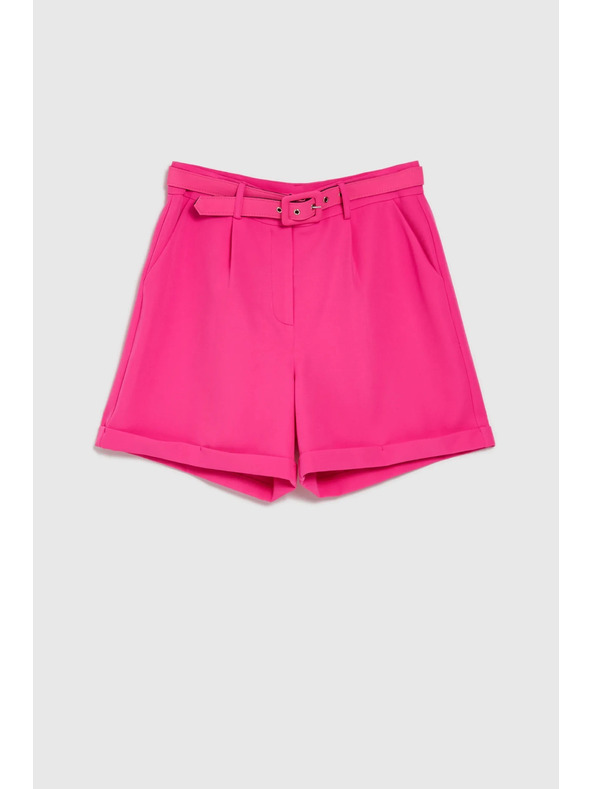 Moodo Fuksija kratke hlače s pojasom Moodo