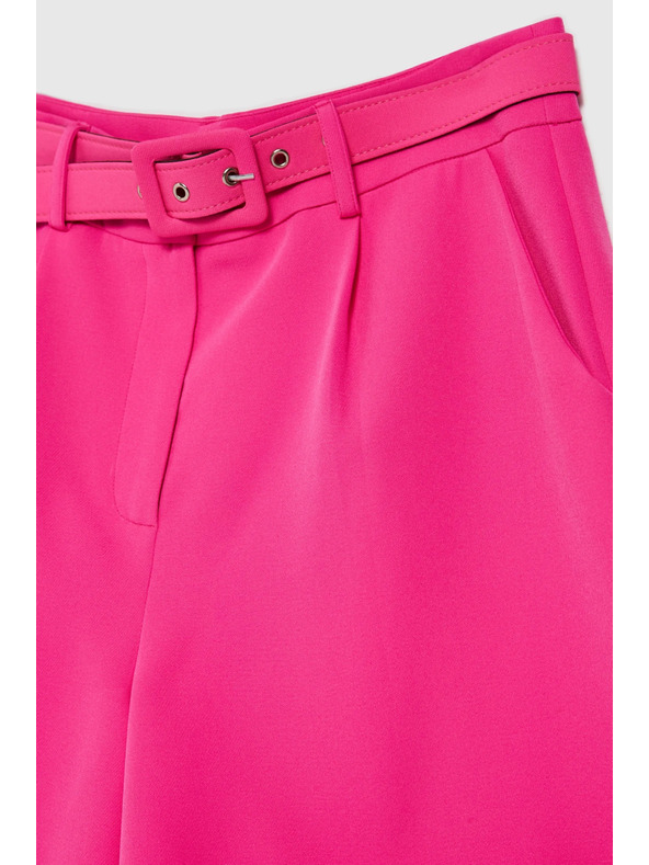 Moodo Fuksija kratke hlače s pojasom Moodo