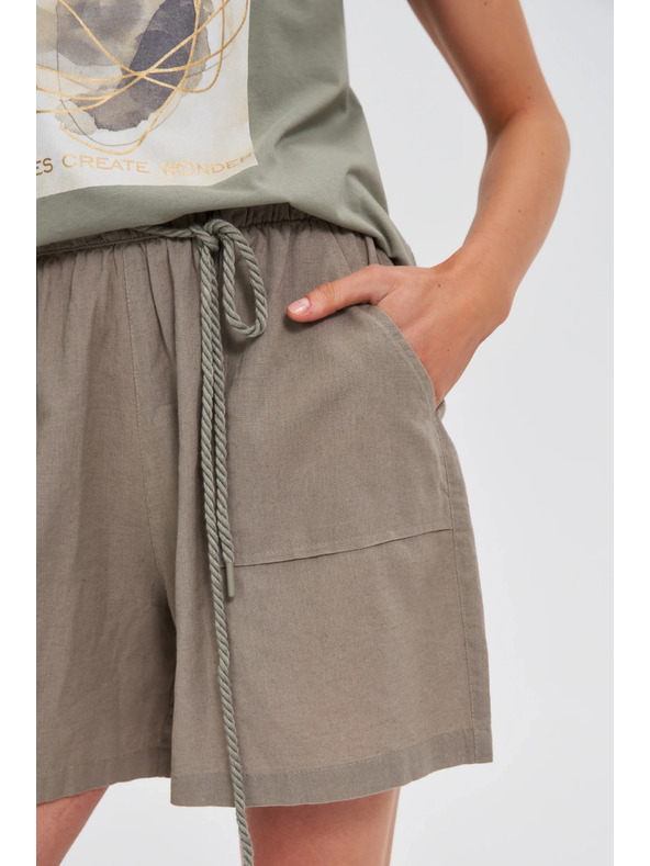 Moodo Labave maslinaste kratke hlače Moodo