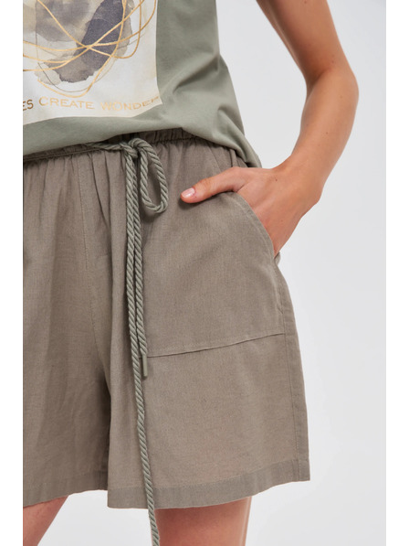 Moodo Labave maslinaste kratke hlače Moodo