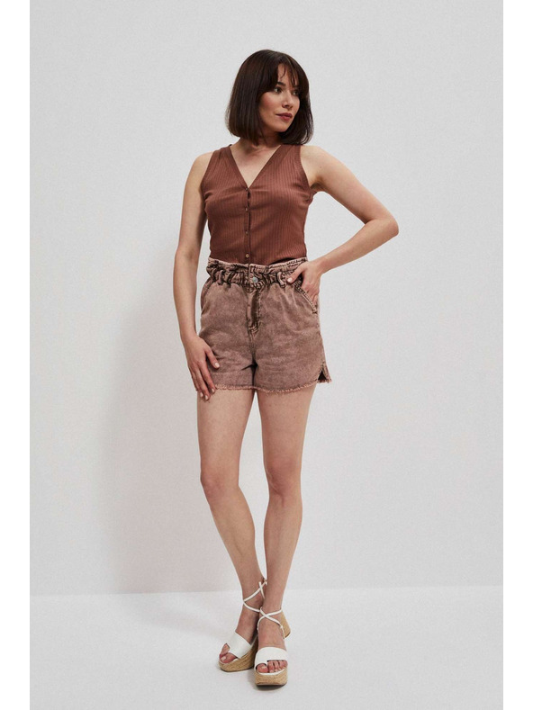 Moodo Rebrasti top čokoladni Moodo