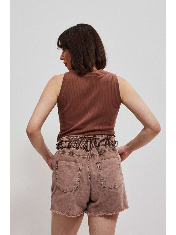 Moodo Rebrasti top čokoladni Moodo