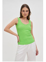 Moodo Zeleni rebrasti top Moodo