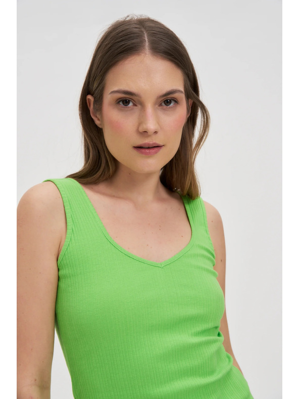 Moodo Zeleni rebrasti top Moodo