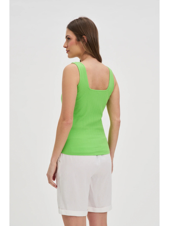 Moodo Zeleni rebrasti top Moodo