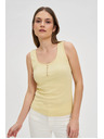 Moodo Rebrasti top s gumbima žuti Moodo