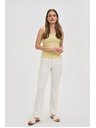 Moodo Rebrasti top s gumbima žuti Moodo