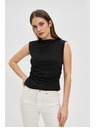 Moodo Glatki crni top Moodo