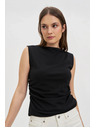 Moodo Glatki crni top Moodo