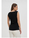Moodo Glatki crni top Moodo